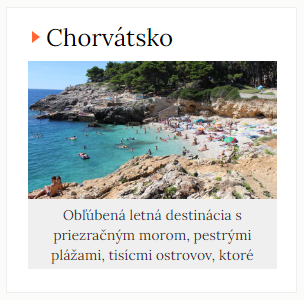 dovolenka chorvátsko
