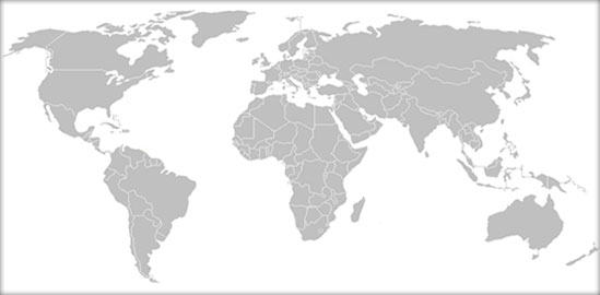 klikacia mapa sveta - výber dovolenky
